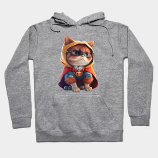 Superhero Cat Hoodie